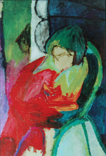 Girl with Cat